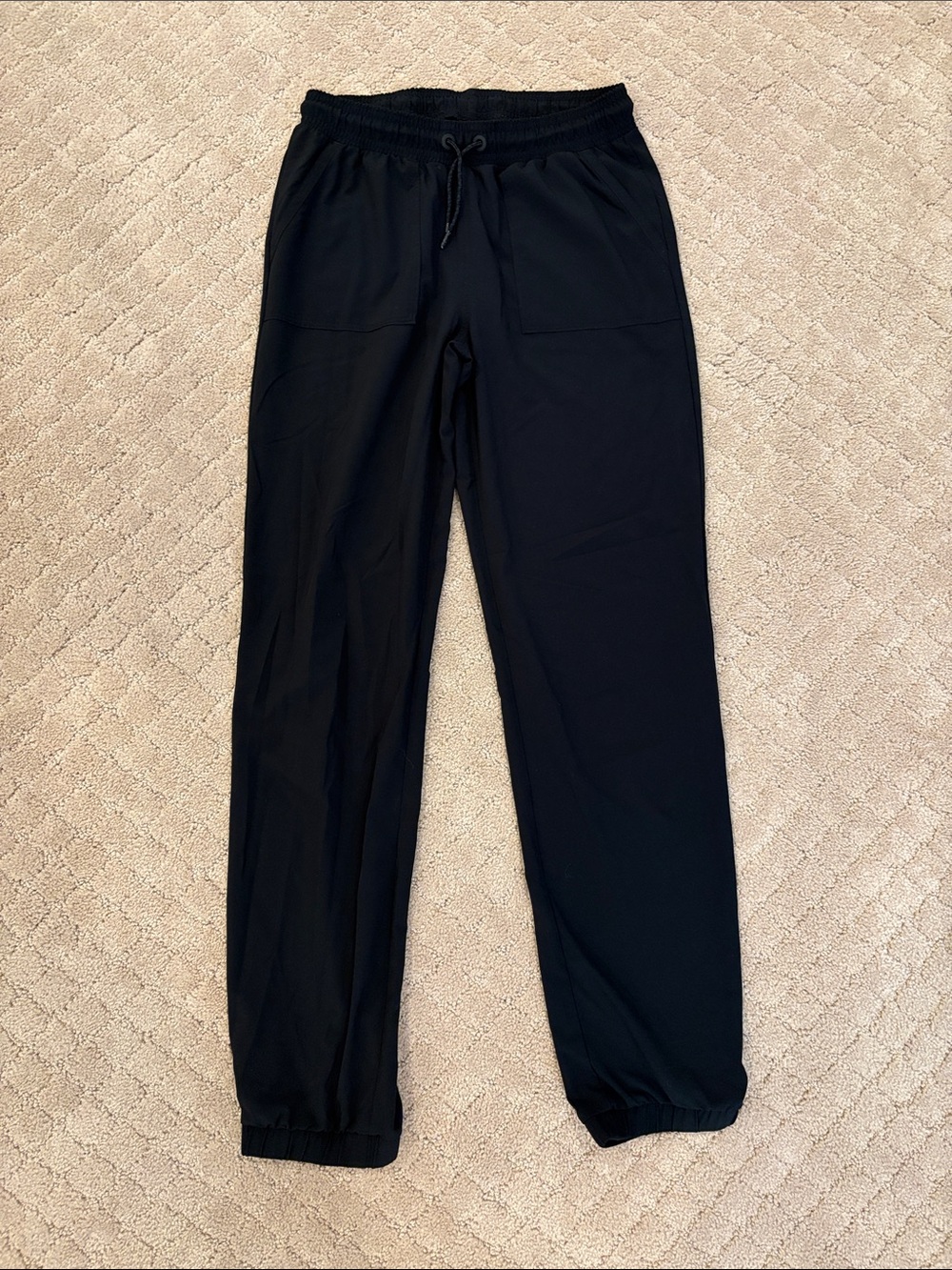 Athleta Black Kids Joggers with Elastic Cuffs